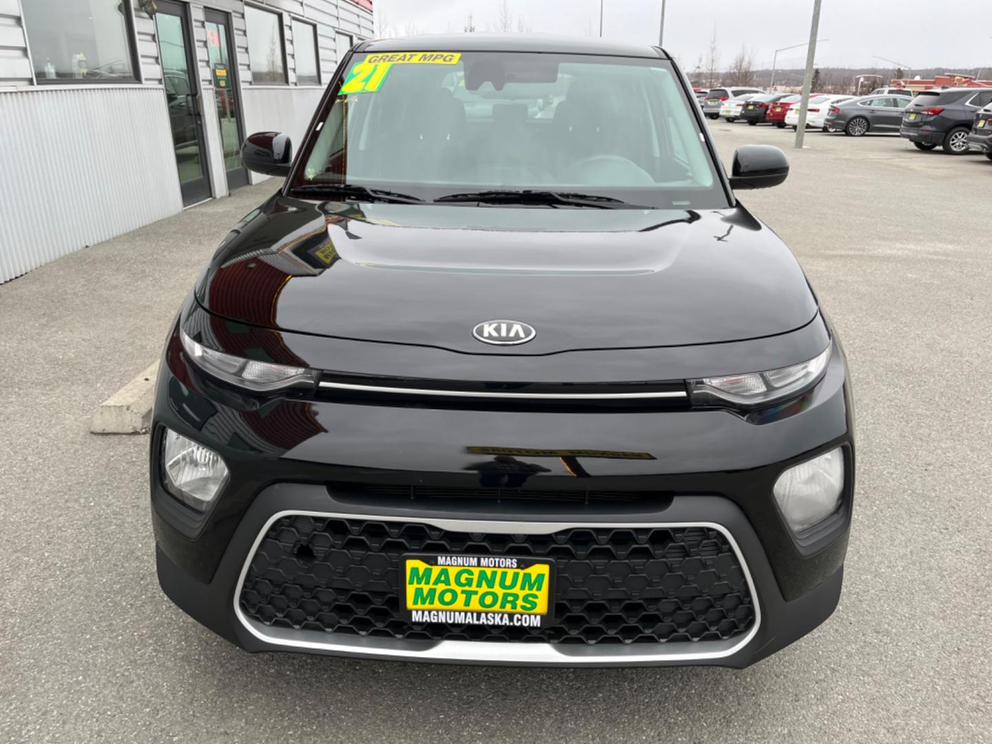 2021 Black /Black Kia Soul (KNDJ23AU8M7) , located at 1960 Industrial Drive, Wasilla, 99654, (907) 274-2277, 61.573475, -149.400146 - Photo#7